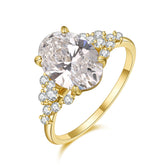 🌟 Premium Oval Cut Diamond Ring